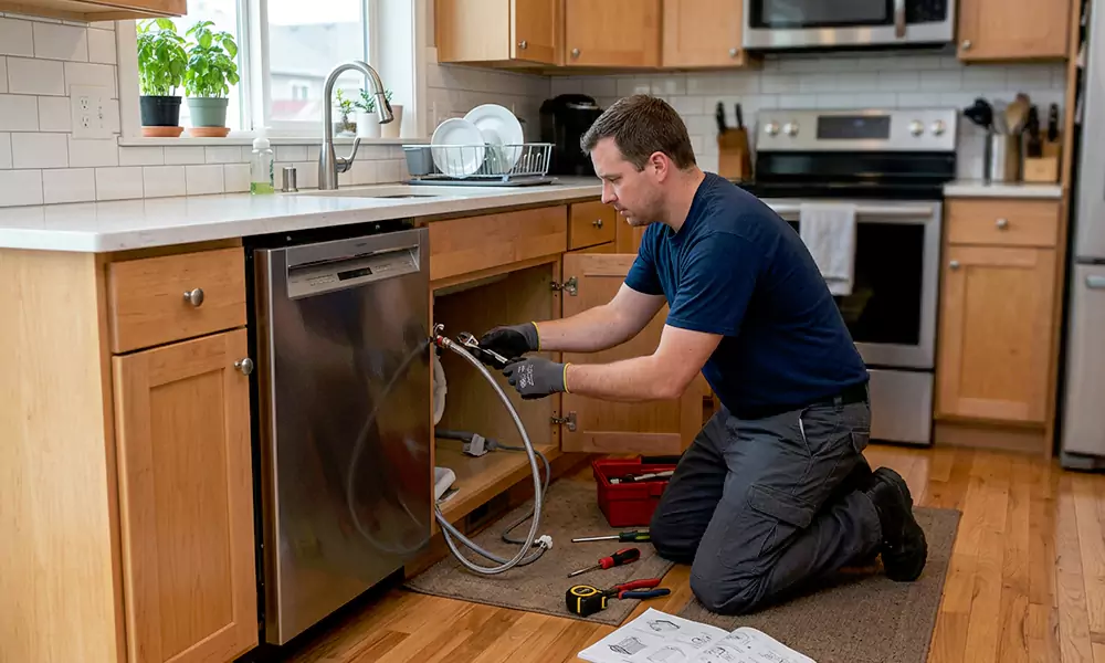 Dishwasher Installation in Amherst, MA