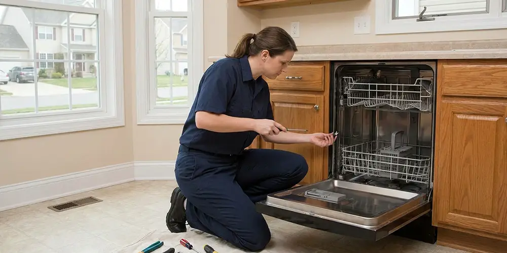 Dishwasher Latch Replacement in Amherst, MA